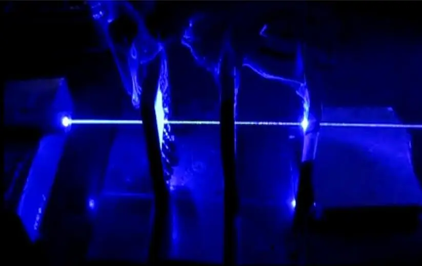 Высокомощный синий лазер 100000 м 450нм горящая лазерная указка 1 Вт сжигание сигар пластиковые бумаги Высокая мощность лучевые очки