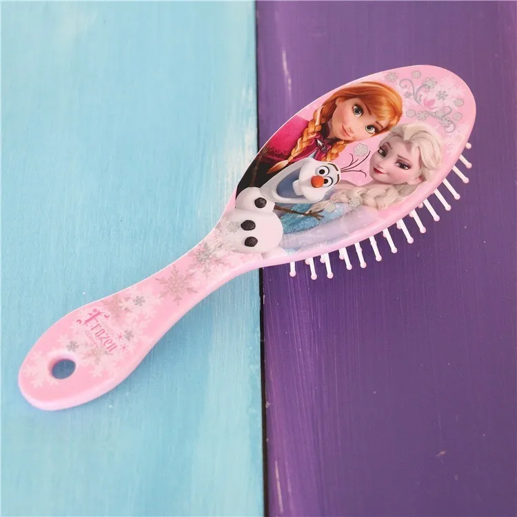Disney Elsa Anna Princess Air Cushion Comb The Frozen Girls Comb Children Baby Cartoon Anti-static Comb