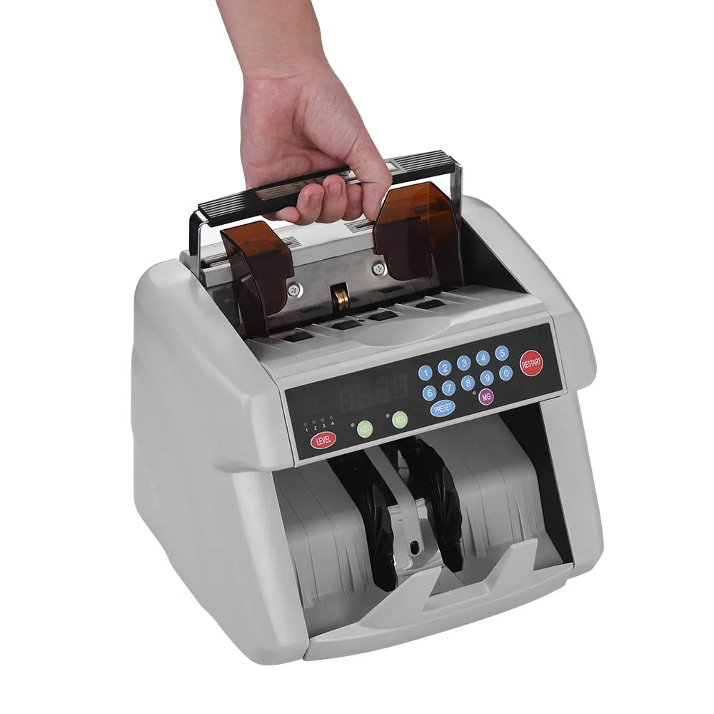 

Professional Multi-Currency Bill Counter Automatic Money Counting Machine Cash Currency Banknote Detector Fast Count