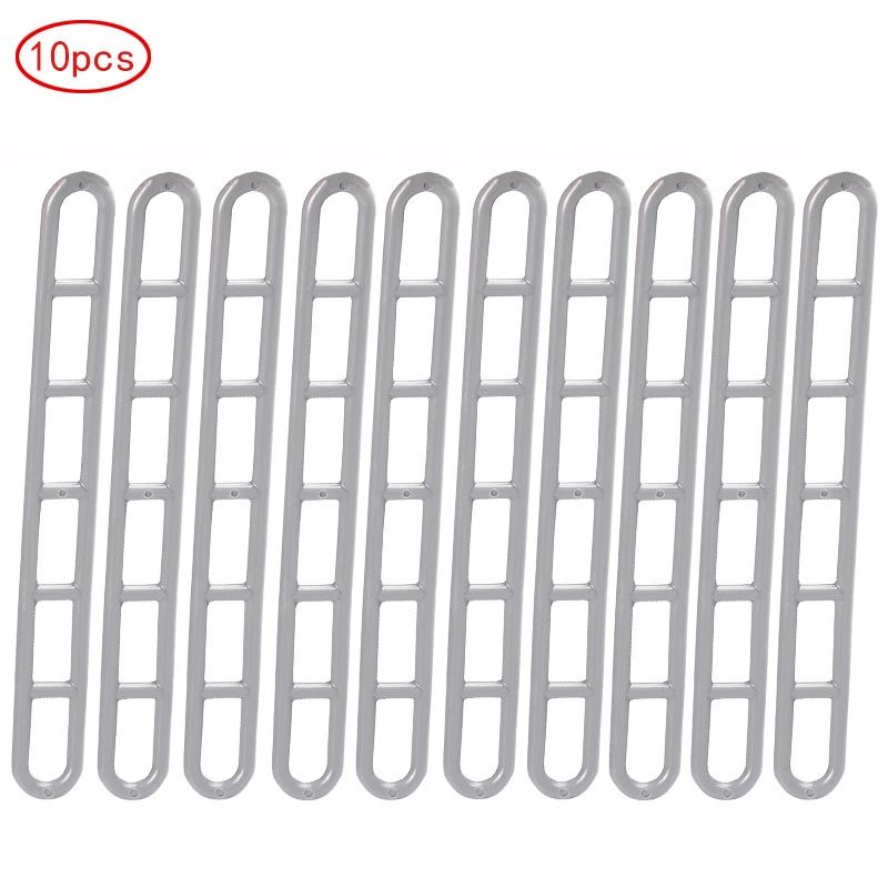 

10PCS Adjusting Buckle Tent Wind Rope 6 Hole Adjusting Buckle for Camping Hiking Accessories