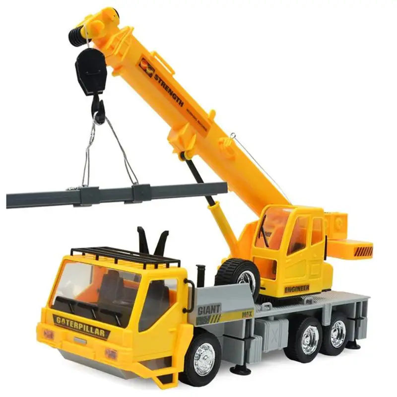 

RC Excavator Toys Engineering Car Simulation RC Crane USB Charging Boys RC Crane Truck Toys for kids Tract with Lighting Music