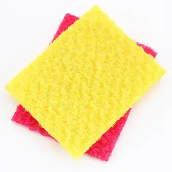 

2PCS/Set Oil-Proof Dish Washing Cloth Multi-Use Fast Decontamination Rag Kitchen Cleaning Double Polyester Scouring Pad