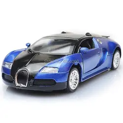 1/36 высокое моделирование Bugatti модель автомобиля мини литой автомобиль игрушки для детей