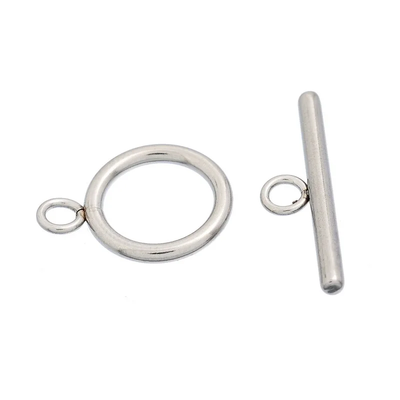 

20Sets Manufacturer Direct White K Stainless Steel Closure Connection Buckle Bracelet, Jewelry Accessories Special Wholesale