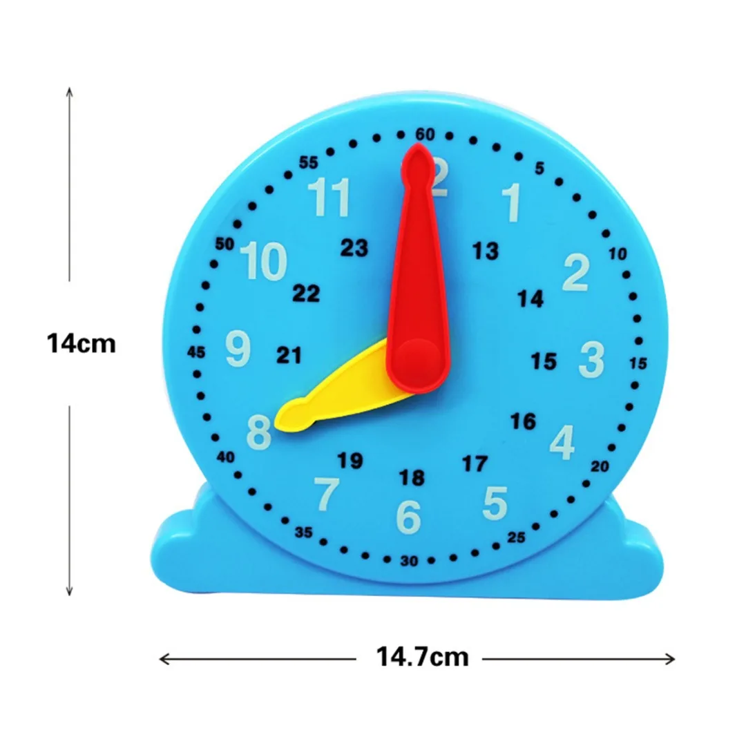 1 PC Adjustable Time Clock Children Learning Toy Teaching Number Kids Time Educational Toys Gift New 1 PC Adjustable Time Clock Children Learning Toy Teaching Number Kids Time Educational Toys Gift New