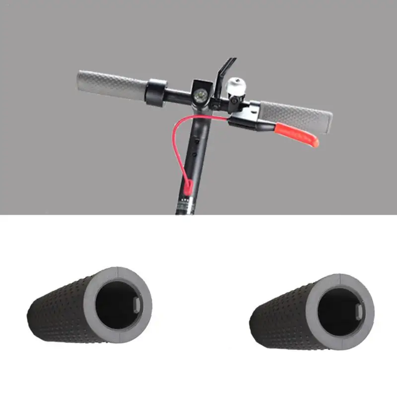 1 Pair Electric Scooter Rubber Handle Sleeve Grips for XIAOMI Mijia