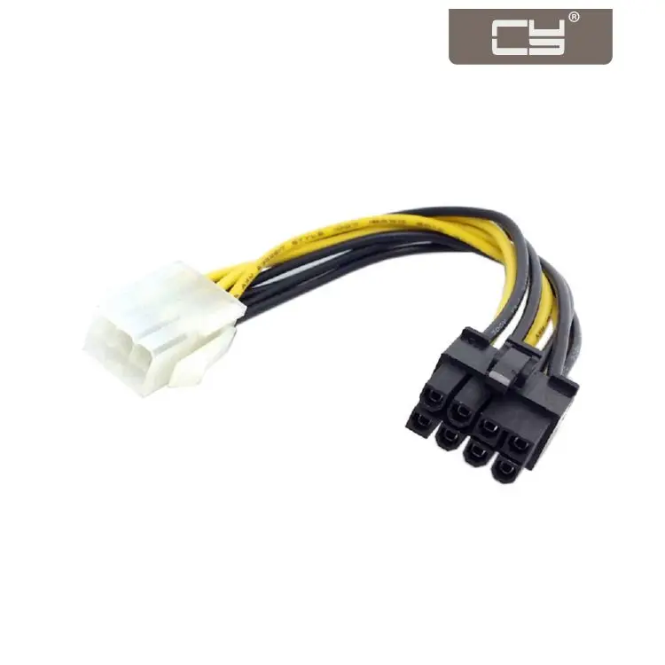 

CY PCI-E PCI Express 6 Pin Male to 8 Pin Female Video Card Extension Power Cable