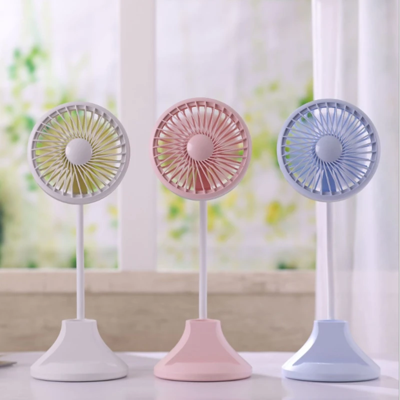 

Usb Rechargeable Desktop Desk Lamp Fan Student Learning Multi-Function Pen Holder Table Lamp Fan For Home Office Best Gift