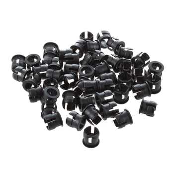 

50 5mm Black Plastic LED Holder Case Clip Display Panel