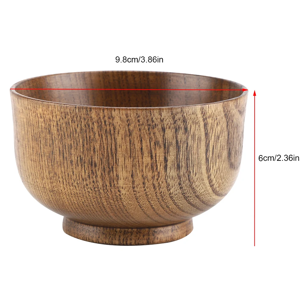 Child Kid Natural Wooden Bowl Handmade Food Container Heat-Resistant Original Wood Tools For Your Family | Дом и сад