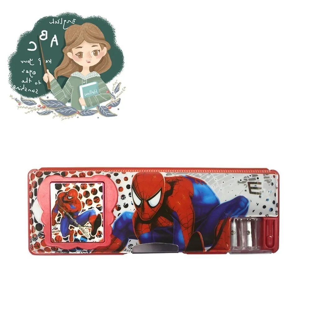 

NEW VC0400002 Multifunctional plastic stationery Box Student cartoon case pencil Sharpener Calculator Affordable
