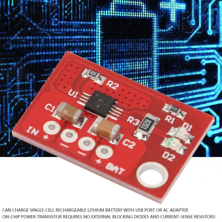 

900MA Lithium Battery Charge Management Board Solar Energy Charger Module CN3065 regulador solar charge controller