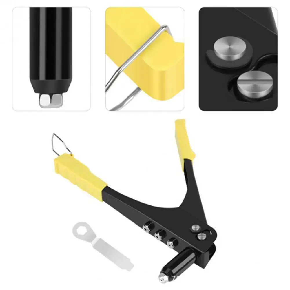 Adeeing DIY 9.5 Inches 1 mm Manual Rivet Gun Rivet Core Gun Single