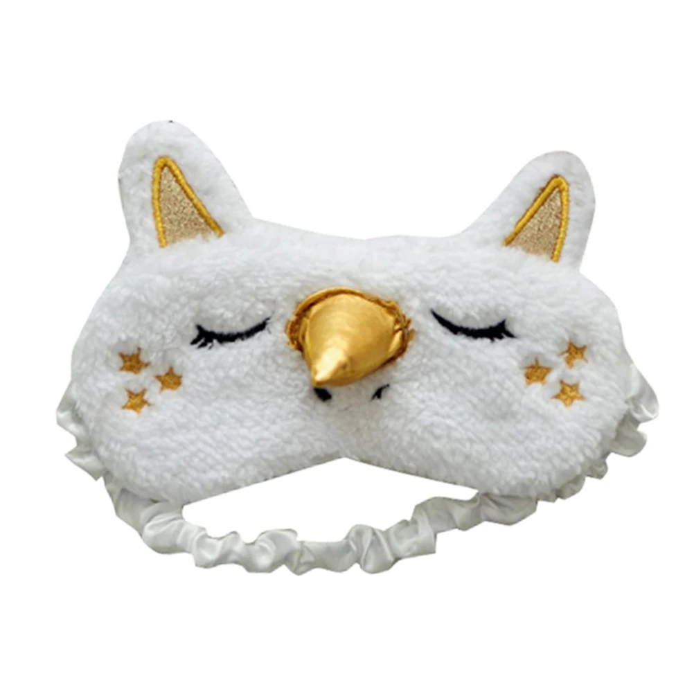 

Unicorn Eye Mask Soft Plush Cute Eyeshade Blindfold Eye Cover Eye Mask for Sleep Nap Travel
