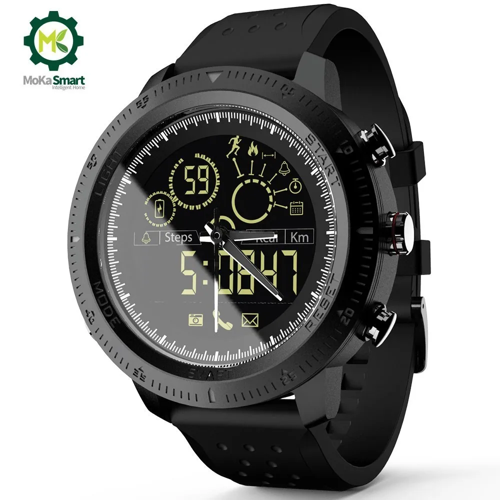 

MOKA Pointer SmartWatch Men Sport Waterproof Digital Clock SMS Reminder Bluetooth Smart watch Wearable Devices For ios Android