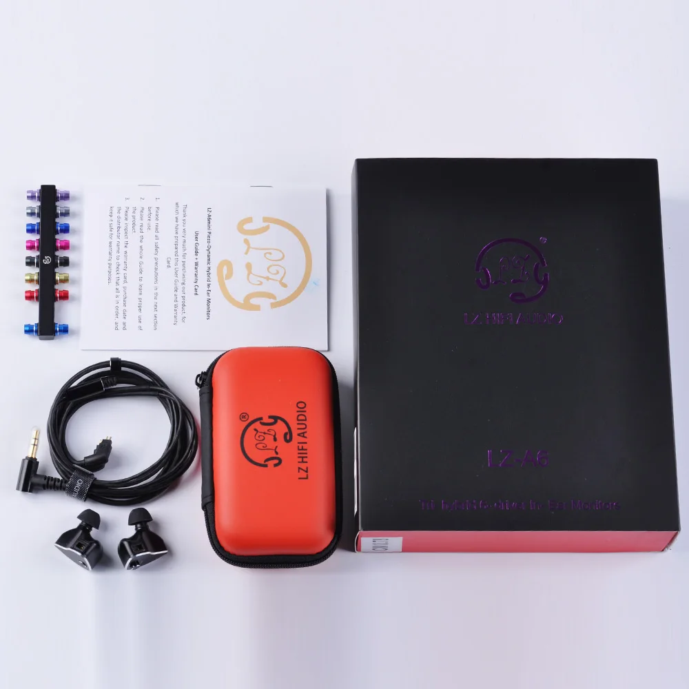 LZ A6 In Ear Earphone 1DD+4BA+1 Piezoelectric