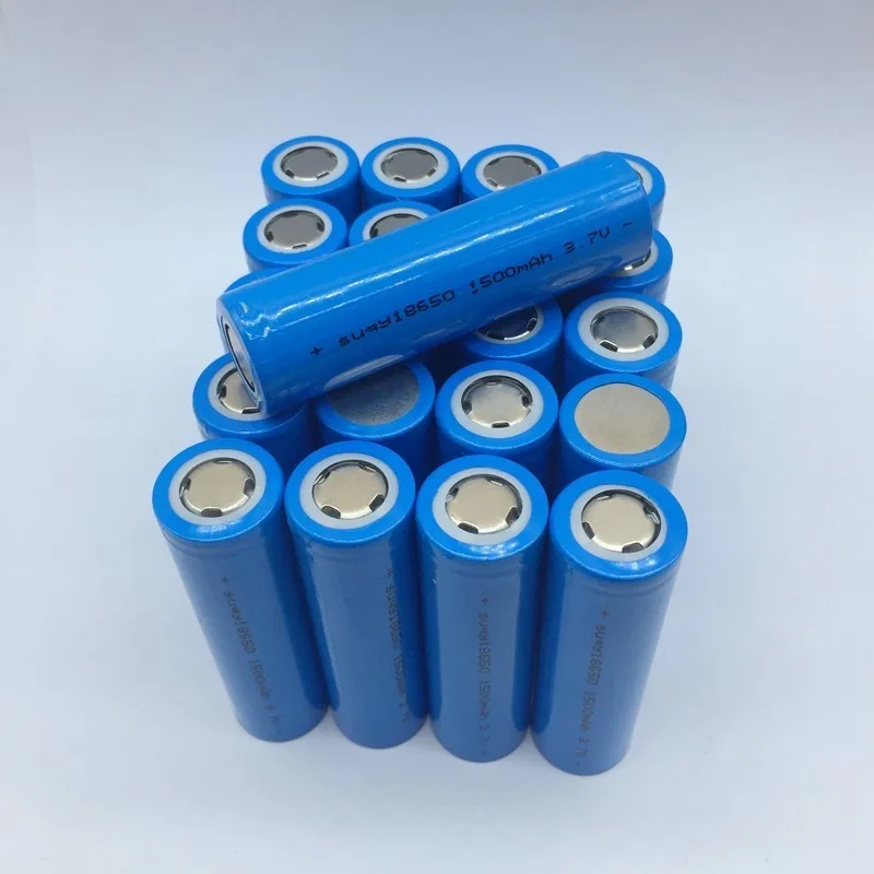 Suqy 12/18/20/24/30/36/40 шт. Inr18650-15r 18650 1500mah 3,7 v батарея Перезаряжаемые батареи для Led Фонарь игрушки