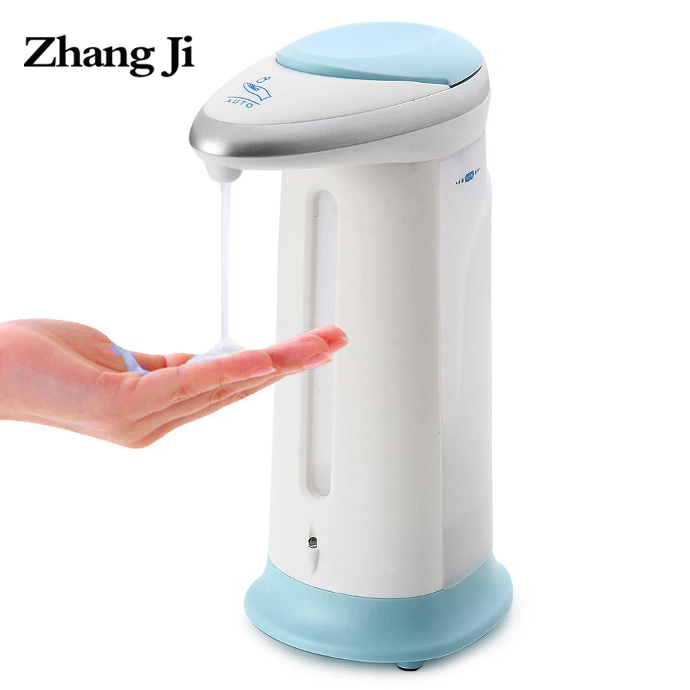 

Zhang Ji Touchless Soap Dispenser 400ml Bathroom Kitchen 400ml ABS White Smart Motion Sensor Automatic Soap Dispenser