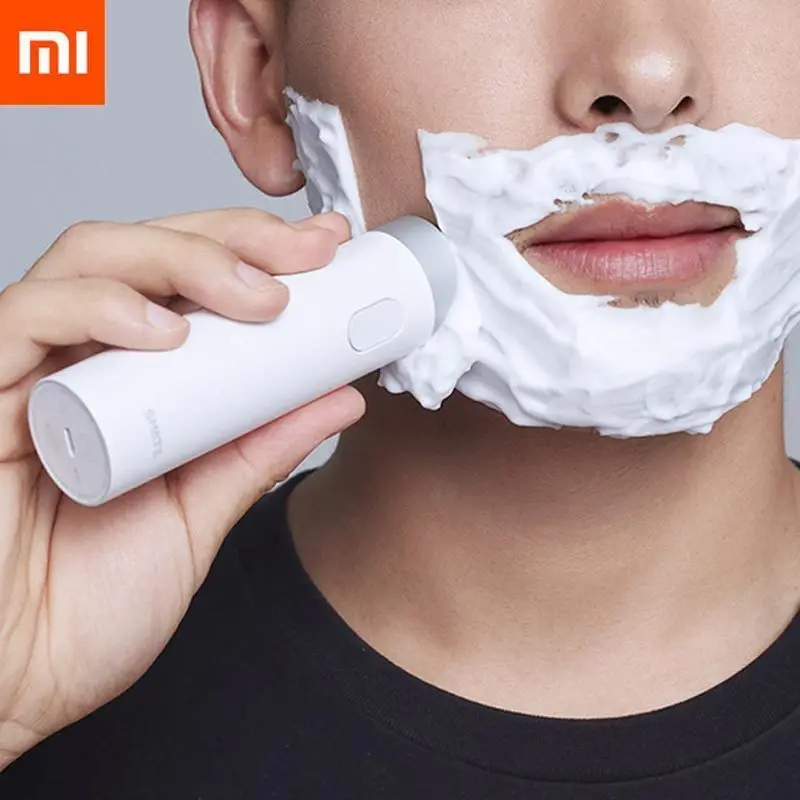 

Original Xiaomi Smate Turbine Razor Electric Men'S Rechargeable Beard Knife Mini Student Xiaomi Electric Razor Comfy Clean