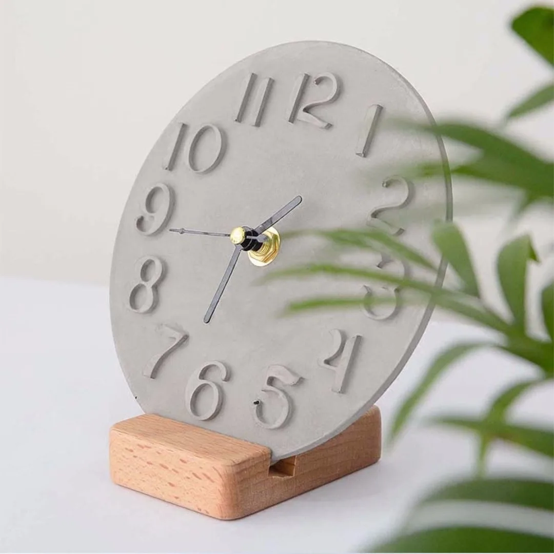 

Roman Digital Clock Mould Crystal Epoxy Cement Silicone Clock Mold Making Plaster Mould Handmade DIY Crafts