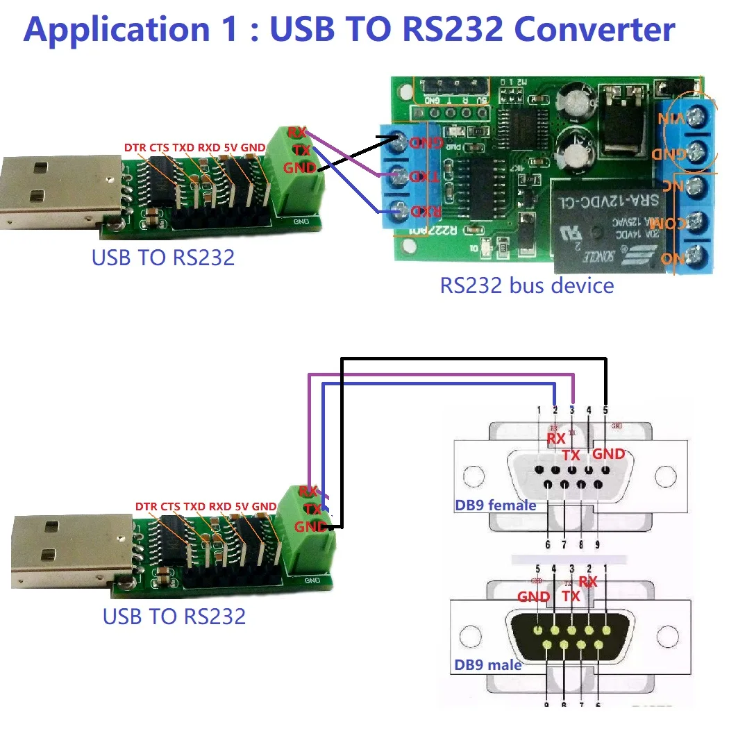 USB TO RS232 TTL232 프로 미니 다운로드 케이블, 직렬 포트, CH340 컨버터 보드, 산업용 등급 IC SP232, 3 in 1