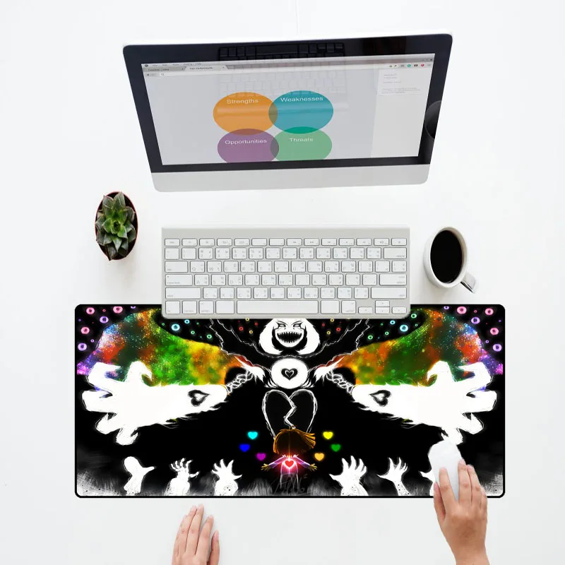 XGZ Japan Korean Anime Gamer Mouse Pad Large Size Undertale Desktop Mat Player Keyboard Mousepads f