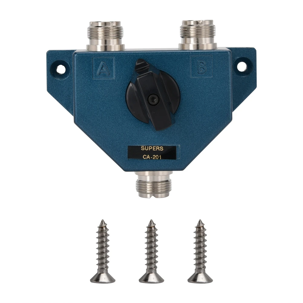 

CA-201 UHF Manual Aerial Female Connector Adapter CB Radio Antenna Coax Switch DIY Radio Repeat