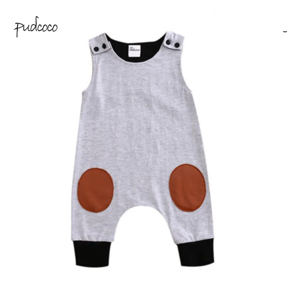 

Pudcoco Brand New Newborn Baby Girl Boy Comfy Summer Romper Outfits Romper Clothes 0 To 24M