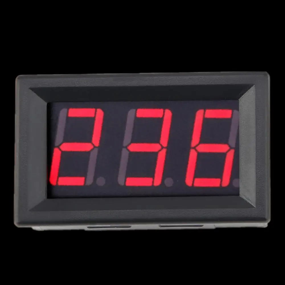 Светодиодный цифровой вольтметр 0 56 дюймов два провода переменного тока 70 380 В