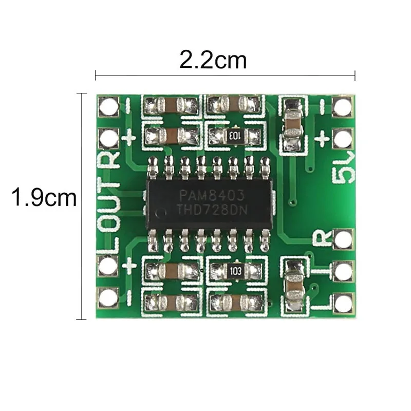 Aokin PAM8403 2*3 плата модуля усилителя супер мини pam8403 цифровая мощность 2x3 Вт усилитель класса D Плата USB источник питания
