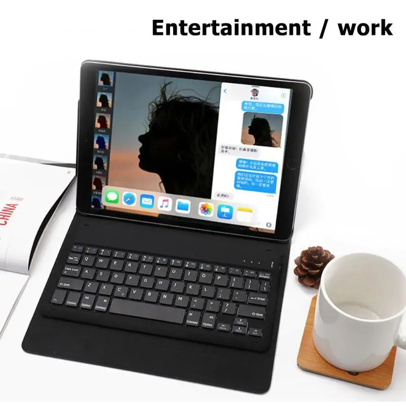

Portable Wireless Bluetooth Keyboard with Leather Stand Case Cover for iPad Pro 11in Tablet Protective Accessories Wholesale