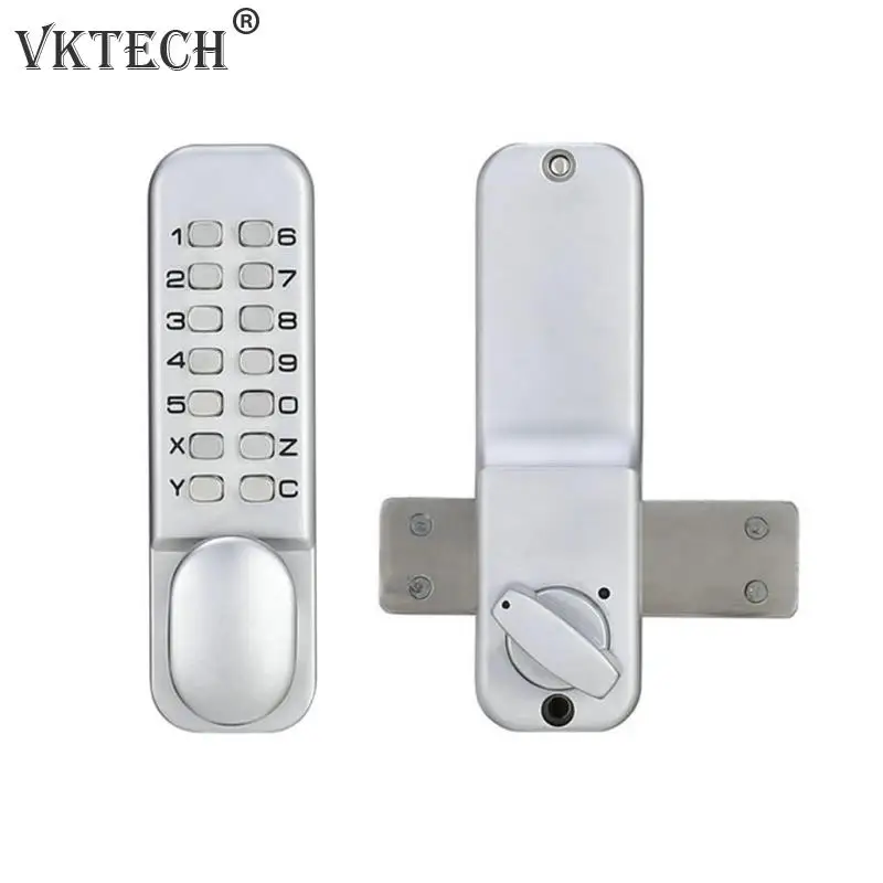 Waterproof Mechanical Digital Door Lock Push Button Keypad Keyless Code