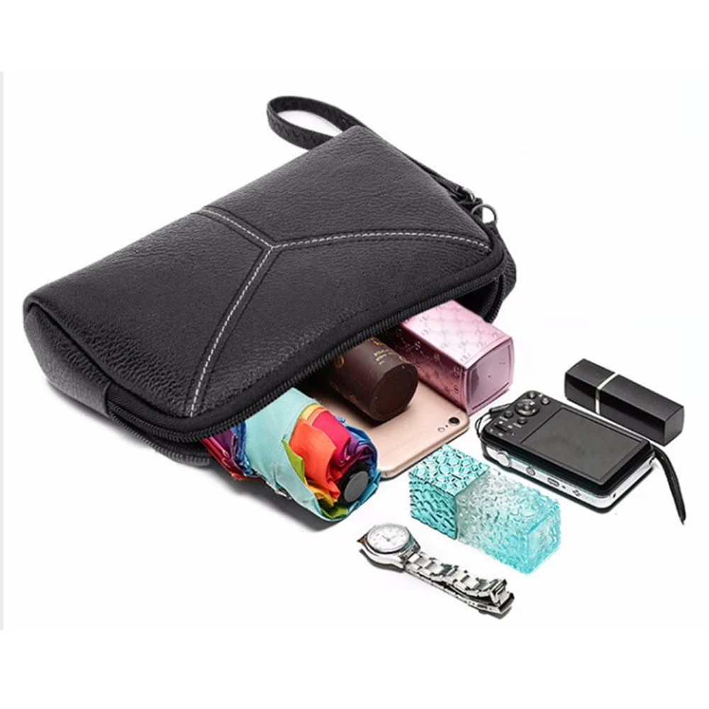 

1PC New 2019 Ladies Shoulder Bag Solid Color Fashion Triangle Mini Slung Shoulder Hand Handbag Wallet