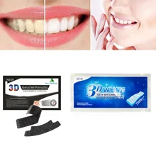 1 шт., 3D отбеливающий пластырь для зубов, для чистки полос рта, мятный вкус, зубные отбеливающие полоски для отбеливания зубов, отбеливатель для гигиены полости рта, уход за полостью рта, TSLM2