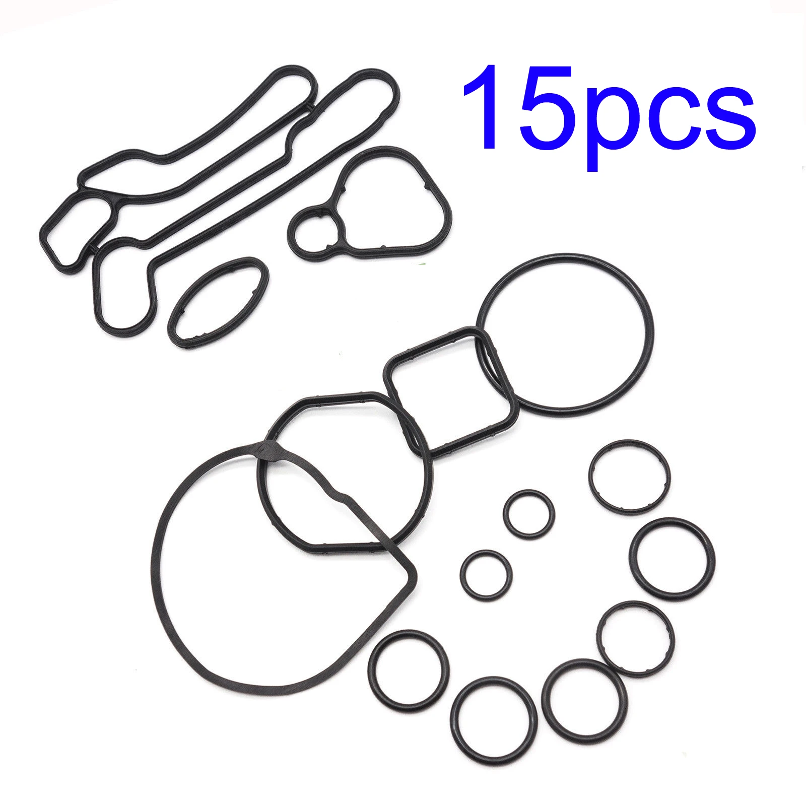 

15pcs Engine Oil Radiator Cooler O-shape Gaskets for Chevrolet Cruz 2008 2009 2010 2011 2012 2013 2014 2015 2016 Gaskets