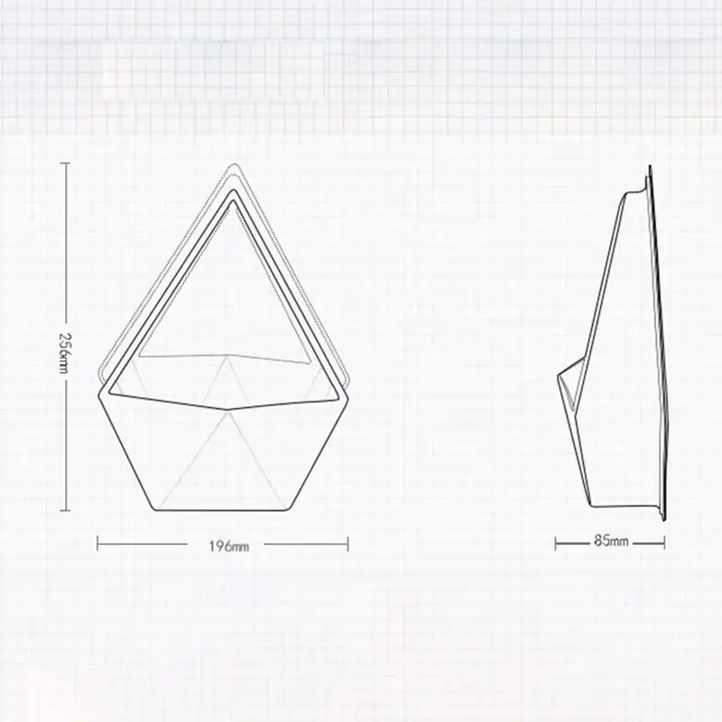 Для дома, гостиной, креативный настенный декоративный контейнер, орнаменты, Геометрическая личность, сочные цветочные горшки, Украшение стен в помещении