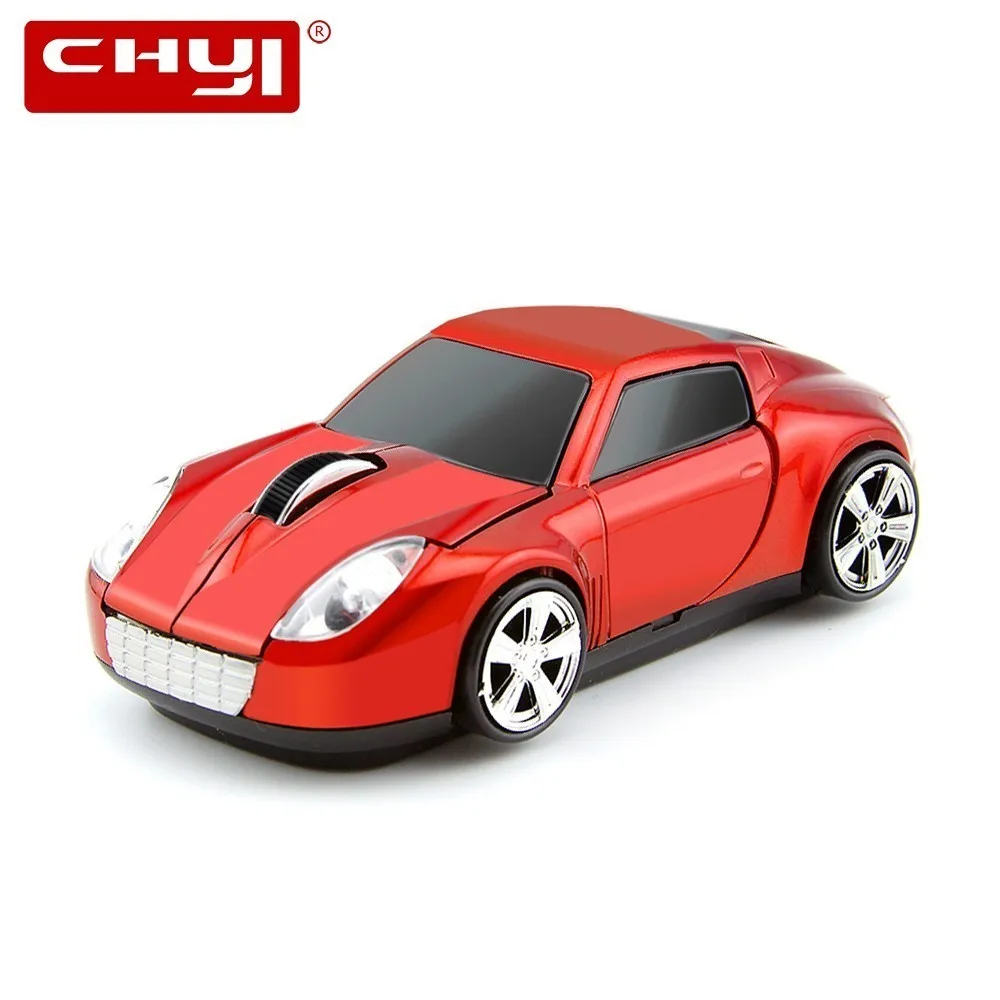 CHYI Автомобильная беспроводная мышь геймер 1600 Точек на дюйм USB оптические компьютерные мыши 3D мини спортивный автомобиль Mause для подарок
