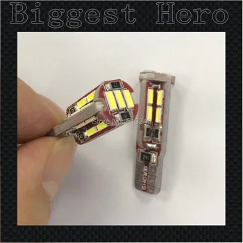 

100x Free shipping 19SMD 194 W5W T10 19 leds smd 4014 canbus obc error free no error LED Light Bulb Lamp White