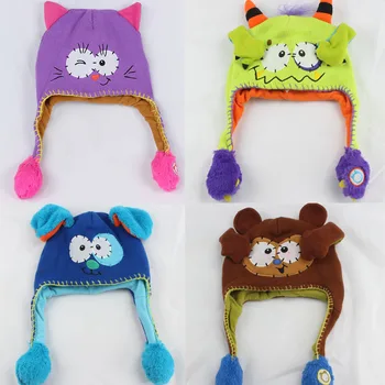 

Kid's storytelling magic knitted cap funny animal hat baby hat with magic ear Winter knit cap