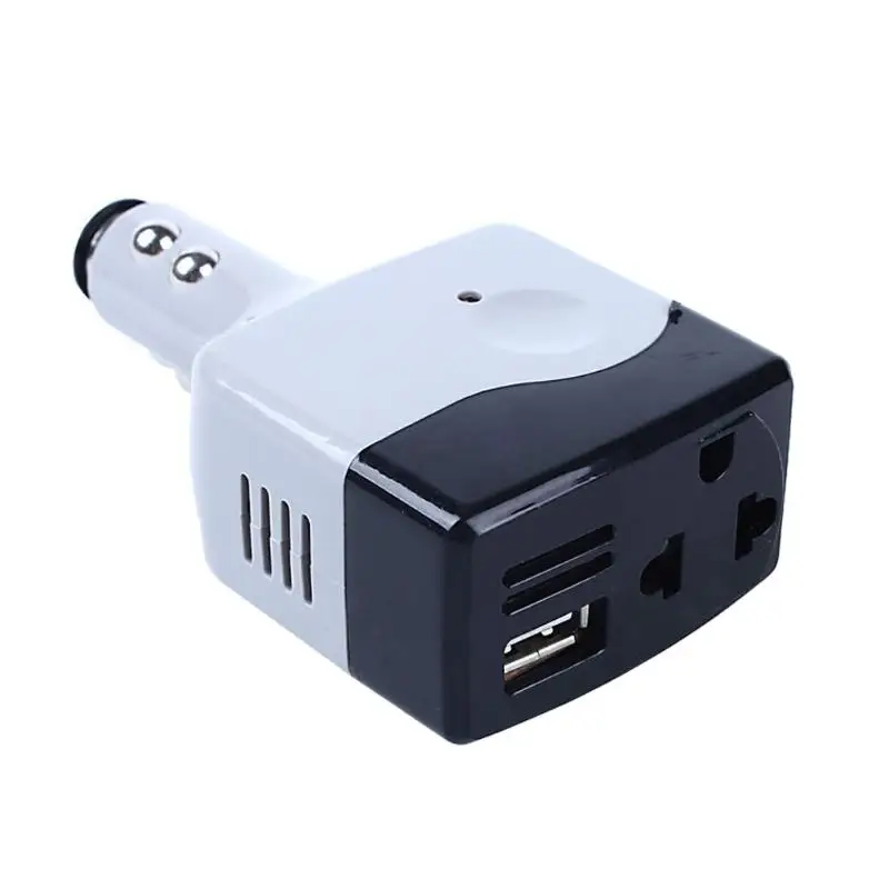 VODOOL автомобильный DC 12-24V к AC 220V преобразователь напряжения USB зарядное устройство