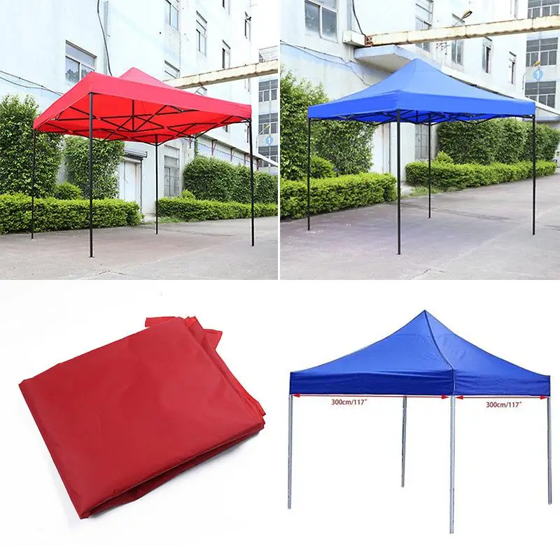 Pantalla de tienda a prueba de agua 2,9 m jardín Gazebo cubierta superior techo reemplazo tienda dosel tela parasol cubierta de repuesto Pantalla de tienda a prueba de agua 2,9 m jardín Gazebo cubierta superior techo reemplazo tienda dosel tela parasol cubierta de repuesto