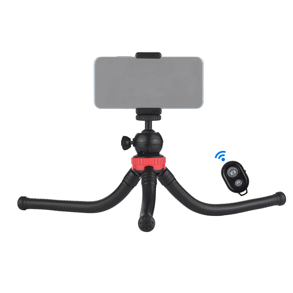 Гибкий Трипод Octopus для GoPro Heor 6/5/4/3 +/3 цифровых зеркальных камер Canon Nikon Sony штатив iPhone