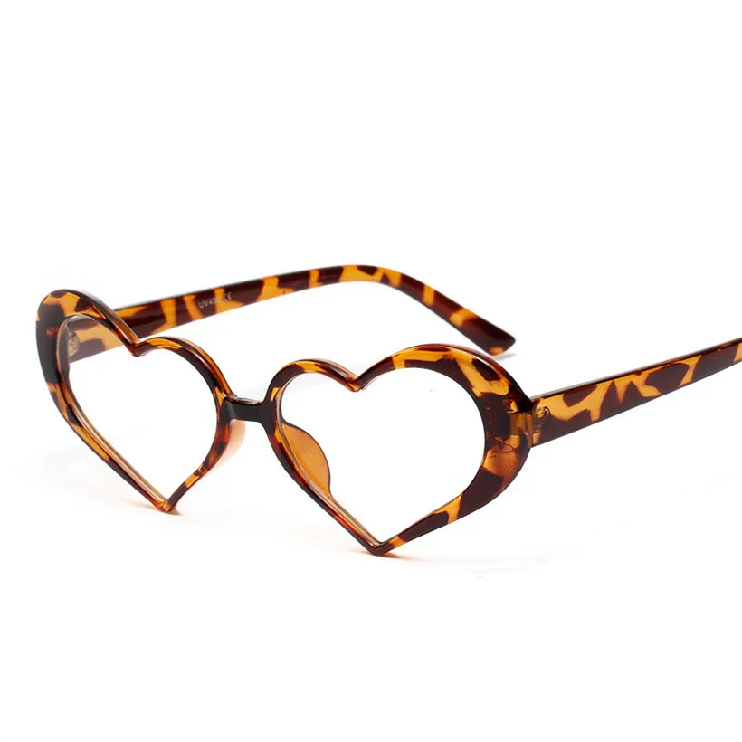 XojoX солнцезащитные очки в форме сердца, женские модные ретро очки с прозрачными линзами, розовые солнцезащитные очки, очки в форме сердца для девушек