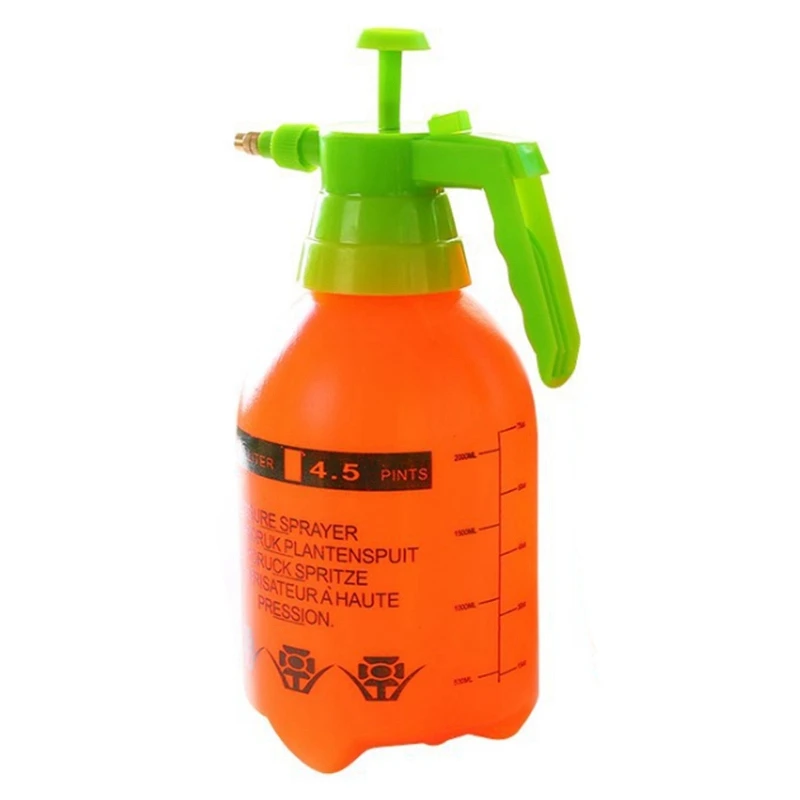 

2L Pressure Sprayer Pe Portable Garden Spray Bottle Kettle Plant Flowers Watering Can Hand Pressurized Sprayer Gardening Tools