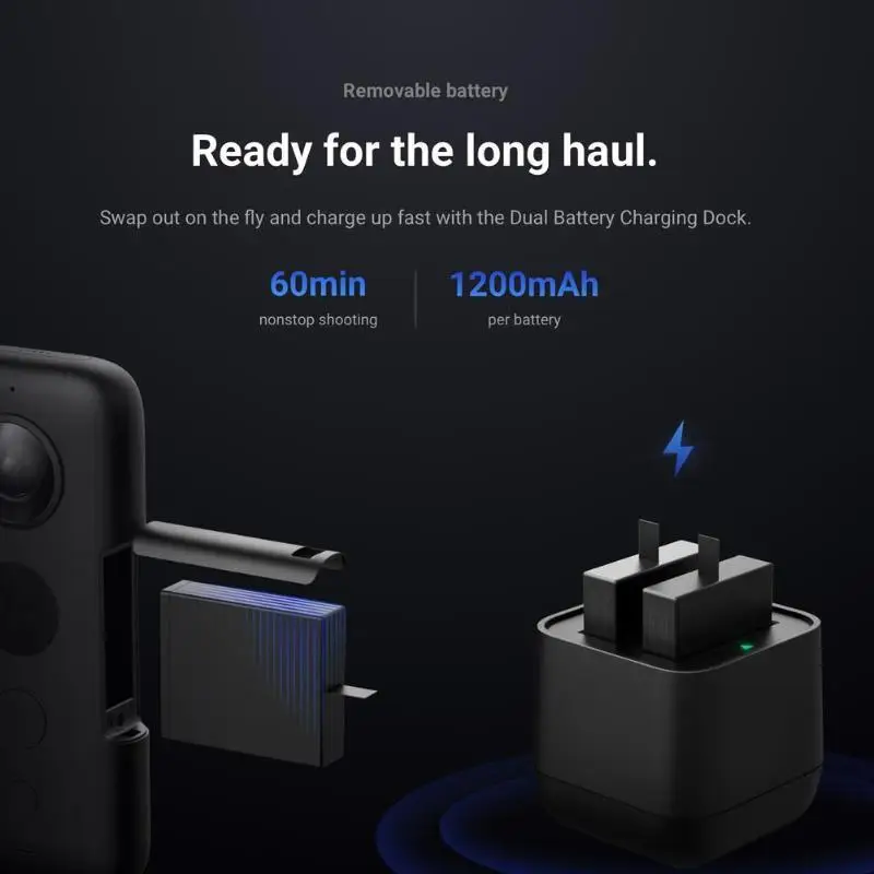 

Insta360 ONE X Action Camera VR Insta 360 Panoramic Camera For IPhone & Android 5.7K Video 18MP Photo Invisible Selfie Stick