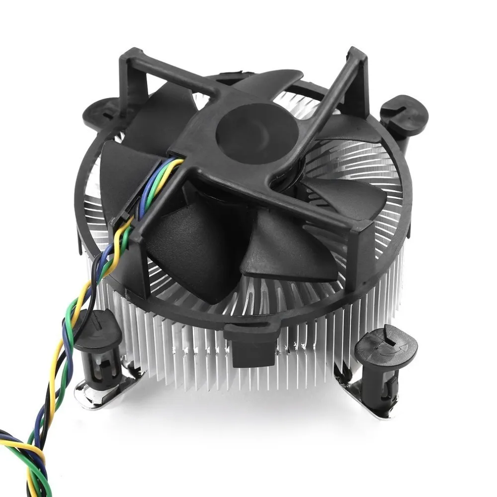 عالية الجودة مادة الألومنيوم وحدة المعالجة المركزية تبريد مروحة تبريد للكمبيوتر PC صامتة هادئة التبريد مروحة ل 775/1155/1156 عالية الجودة مادة الألومنيوم وحدة المعالجة المركزية تبريد مروحة تبريد للكمبيوتر PC صامتة هادئة التبريد مروحة ل 775/1155/1156