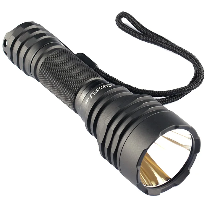 

Convoy Portable LED Flashlight For Outdoor Camping Safety Zoomable IPX - 8 Waterproof Torch Light Bright Flashlight for Hiking