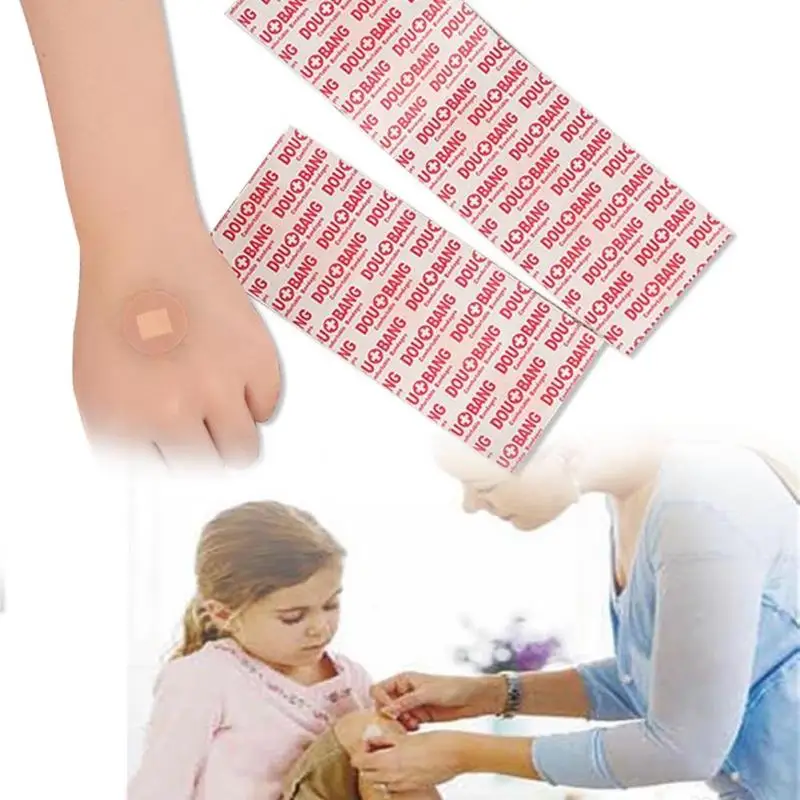 100pcs Waterproof Round Wound Adhesive Paste Band Aid Wound Plaster For