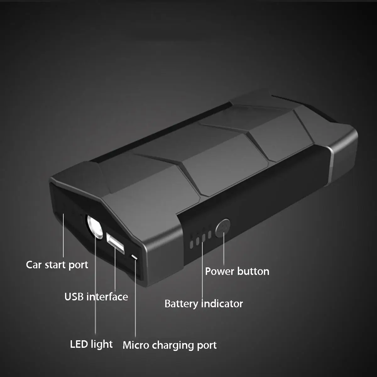 Mini Portable 12V 99900mAh Car Jump Starter Battery USB Charger Emergency Power Bank for Car Battery Booster Starting Device