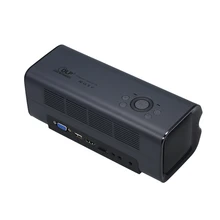Projector Full HD DLP Portable Mini Projector with 30000 Lamp Life Side Projector for Home Theater